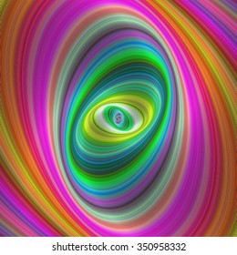 Abstract colorful elliptical geometric digital art background