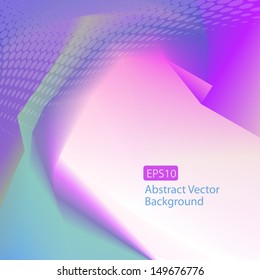 Abstract colorful EPS10 dimensional, impressive vector background with a translucent dot pattern