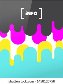 Abstract Colorful Eps10 Vector Background with Curvy Organic Shapes for Your Creative Background Template