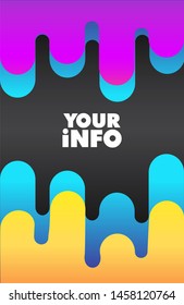 Abstract Colorful Eps10 Vector Background with Curvy Organic Shapes for Your Creative Background Template