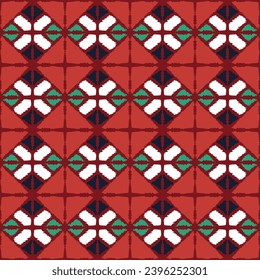 abstract colorful ethnic ikat pattern