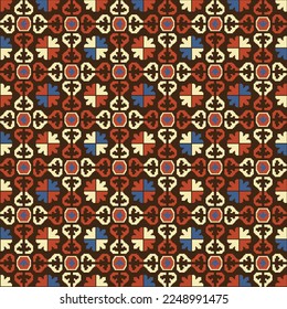 abstract colorful ethnic textile pattern ts083