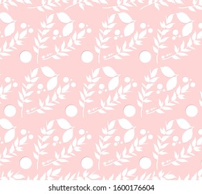 Abstract colorful exotic floral background. Tropical botanical motifs scattered random. Pattern vector texture. Fashion prints. Printing with in hand drawn style on stylish white