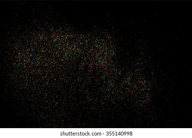 Abstract colorful explosion of confetti vector.   Vector illustration,eps 10.