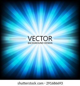 Abstract colorful explosion design, Blue winter shade, Modern disco lights background.