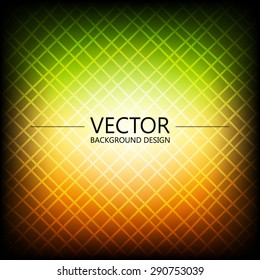 Abstract colorful explosion design, Green and orange shade, Modern disco lights background.