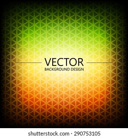 Abstract colorful explosion design, Green and orange shade, Modern disco lights background.