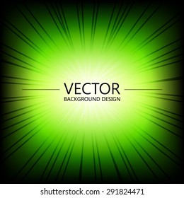 Abstract colorful explosion design, Green bright shade, Modern disco lights background.