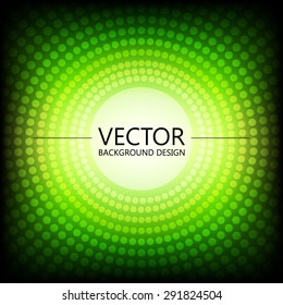 Abstract colorful explosion design, Green bright shade, Modern disco lights background.