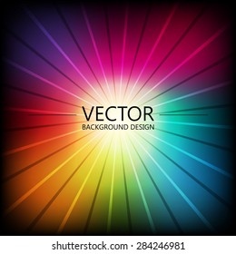 Abstract colorful explosion design, Modern disco lights background.