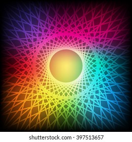 Abstract colorful explosion design, Modern laser light background.