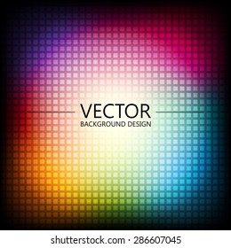 Abstract colorful explosion design, Rainbow color, Modern disco lights background.