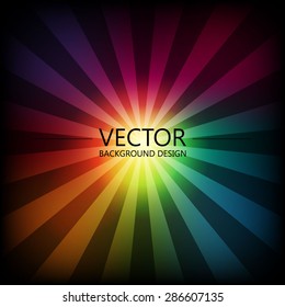 Abstract colorful explosion design, Rainbow color, Modern disco lights background.
