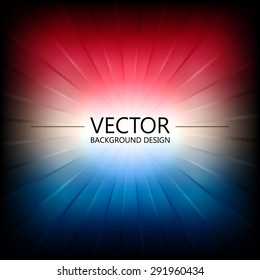 Abstract colorful explosion design, Red and blue color, Modern disco lights background.