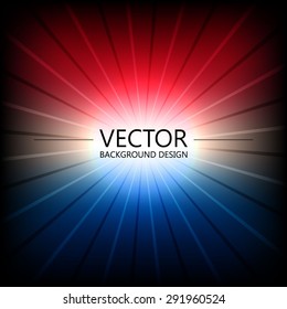 Abstract colorful explosion design, Red and blue color, Modern disco lights background.