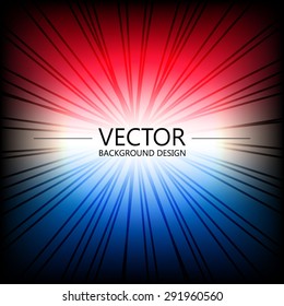 Abstract colorful explosion design, Red and blue color, Modern disco lights background.