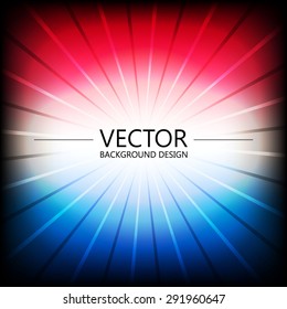 Abstract colorful explosion design, Red and blue color, Modern disco lights background.