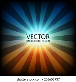 Abstract colorful explosion design, Sunrise color, Modern disco lights background.