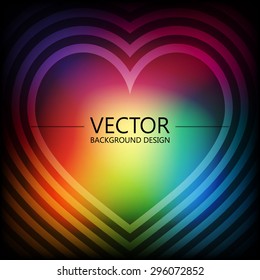 Abstract colorful explosion design, Sweet heart template, Modern lights background.