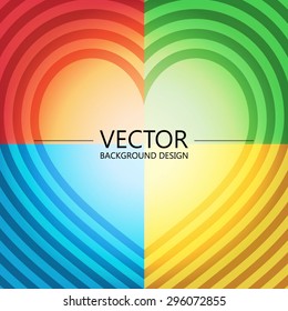 Abstract colorful explosion design, Sweet heart template, Modern lights background.