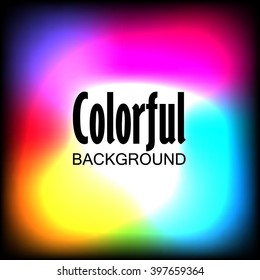 Abstract colorful explosion design, Vivid light background.