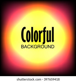 Abstract colorful explosion design, Vivid light background.