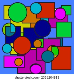 abstract colorful flat background, for banner, poster, template, flyer, brochure, etc