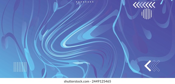 Abstract colorful flat design vector background