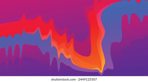 Abstract colorful flat design vector background