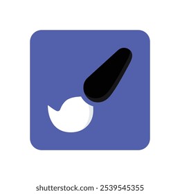 Abstract colorful flat icon design for painting app mobile application - UI  design