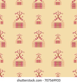 Abstract colorful floral seamless pattern for new background.