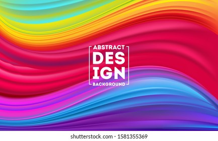 Abstract Colorful Flow poster designs template, Dynamic Color Flow vector, color mesh background, Art design for your design project. Vector illustration EPS10