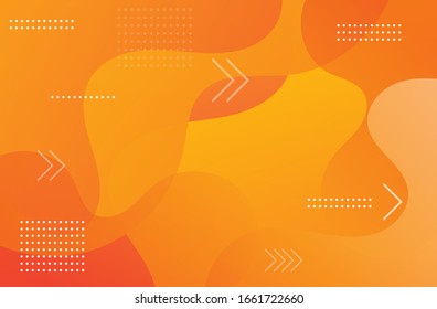 Fondo abstracto de formas de flujo colorido. - Vector.