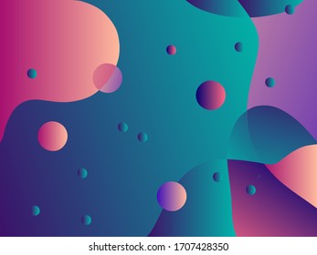 Abstract colorful flow shapes background for web, banner, website, landing page,wallpaper.
