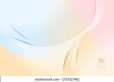 Abstract colorful flow shapes background 