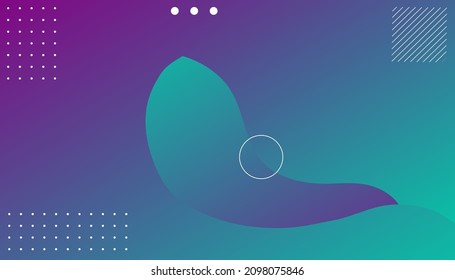 Resumen del fondo de las formas de flujo colorido. Frío Resumen Fondo. Ilustración vectorial