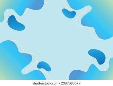 abstract colorful flow shapes background