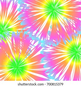 abstract colorful flower background