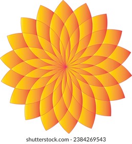Abstract Colorful Flower Background EPS
