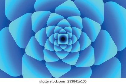 Abstract colorful flower close up vector for your design, vector art illustration