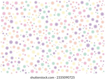 abstract colorful flower pattern background