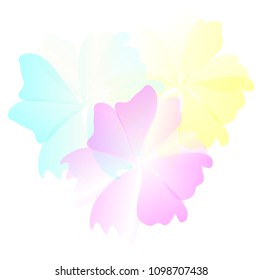 abstract colorful flowers background. vector illustration