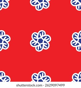Abstrakte bunte Blumen Muster nahtlos. Vektorsockendesign