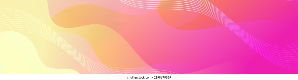 Resumen De Plantilla De Banner De Fluidos Coloridos. Diseño de fondo moderno. color de gradiente. Ondas dinámicas. Composición de formas líquidas. Ajustar para banderas