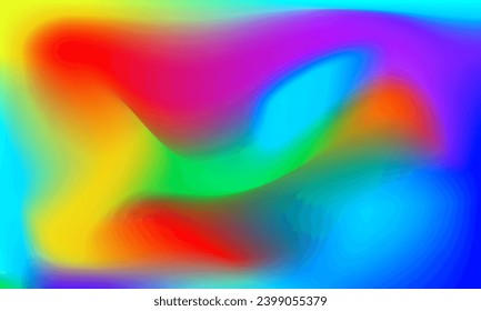 Abstract Colorful fluid, blurry, wavy, Bright, gradient mesh liquid Vector Background design template. for Banner, ads, Poster, Cover, Web, Wallpaper, Brochure, flyer, event..etc