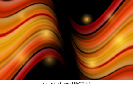 Abstract. colorful fluid flowing background. Wave shape . Vector .