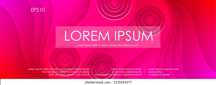 Abstract Colorful Fluid and Liquid Creative Templates. Used on Flyers Banners Web Poster Booklet Card Brochure. Gradient Geometric Design Memphis Trendy Creative Colors. Vector illustration. EPS 10.