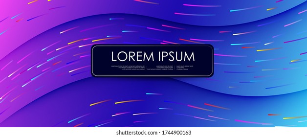 Abstract Colorful Fluid and Liquid Creative Templates. Used on Flyers Banners Web Poster Booklet Card Brochure. Gradient Geometric Design Memphis Trendy Creative Colors. Vector illustration. EPS 10.