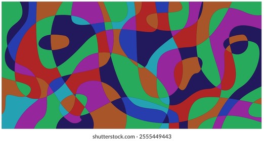 Abstract colorful fluid psychedelic background