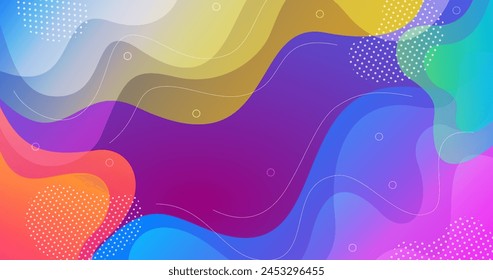 Abstractas diseño de Vector de fondo de Formas fluidas coloridas en eps 10